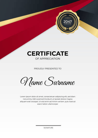 Certificate Image